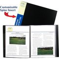 C-Line Products C-Line Products 12-Pocket Bound Sheet Protector Presentation Book, Black, 12 Books/Set 33120-DS
